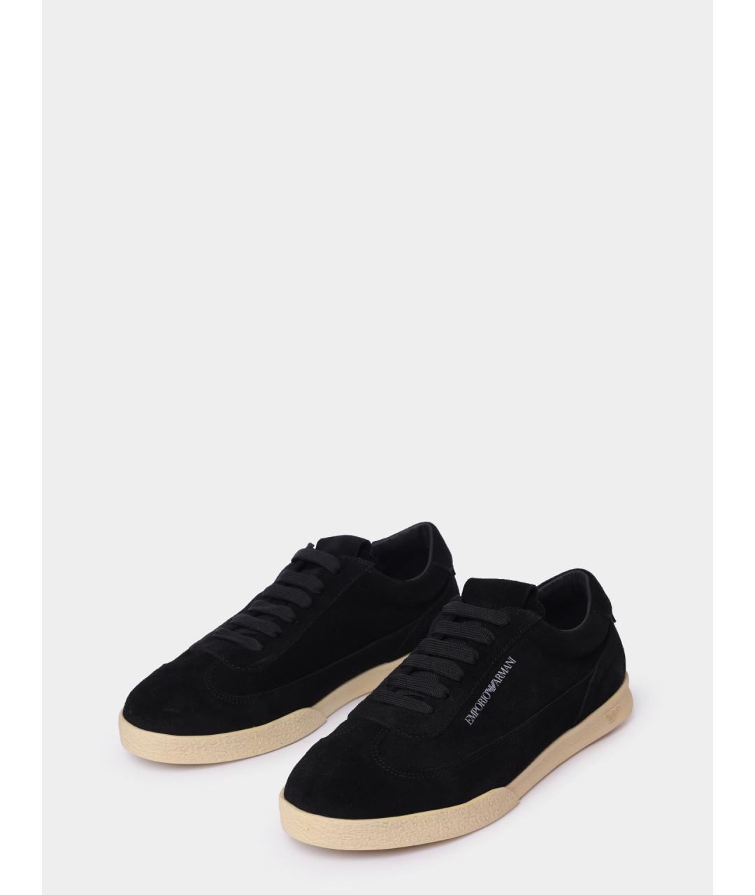 EMPORIO ARMANI Замшевые кроссовки, фото 2