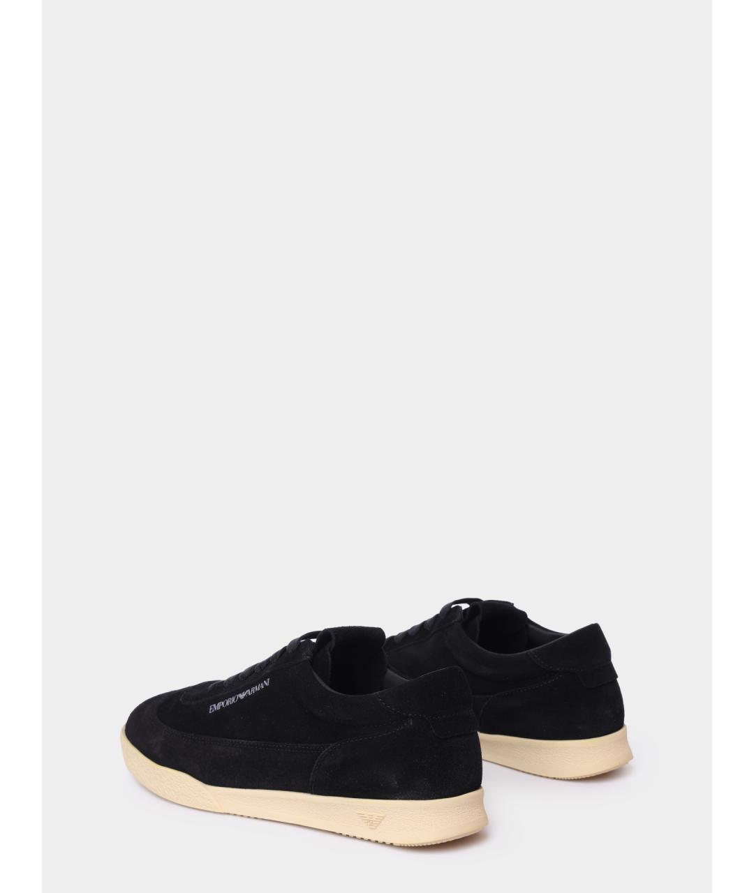 EMPORIO ARMANI Замшевые кроссовки, фото 5
