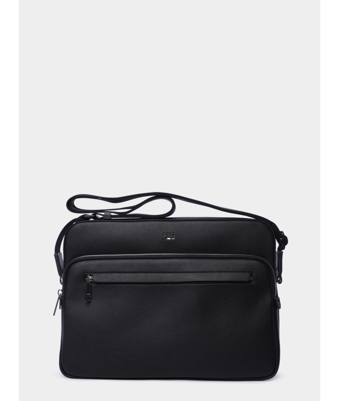 HUGO BOSS Черная сумка на плечо, фото 2