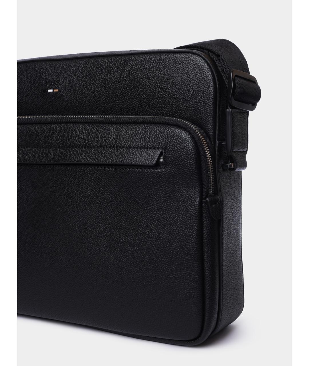 HUGO BOSS Черная сумка на плечо, фото 4