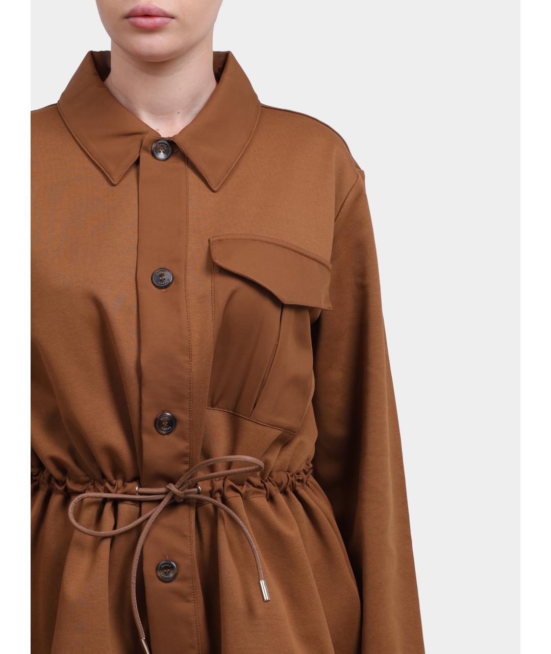 HERNO Коричневая рубашка, фото 4