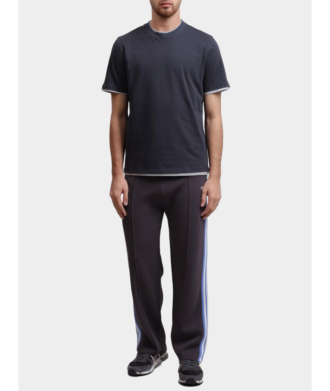 AUTRY Серые повседневные брюки, фото 2