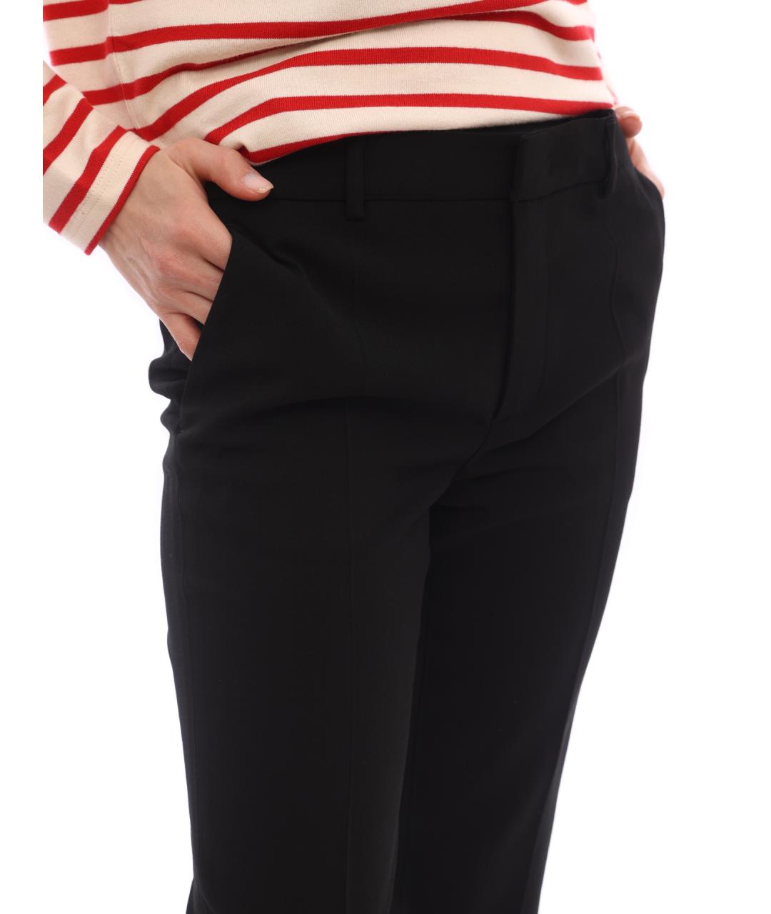 VALENTINO Черные прямые брюки, фото 5