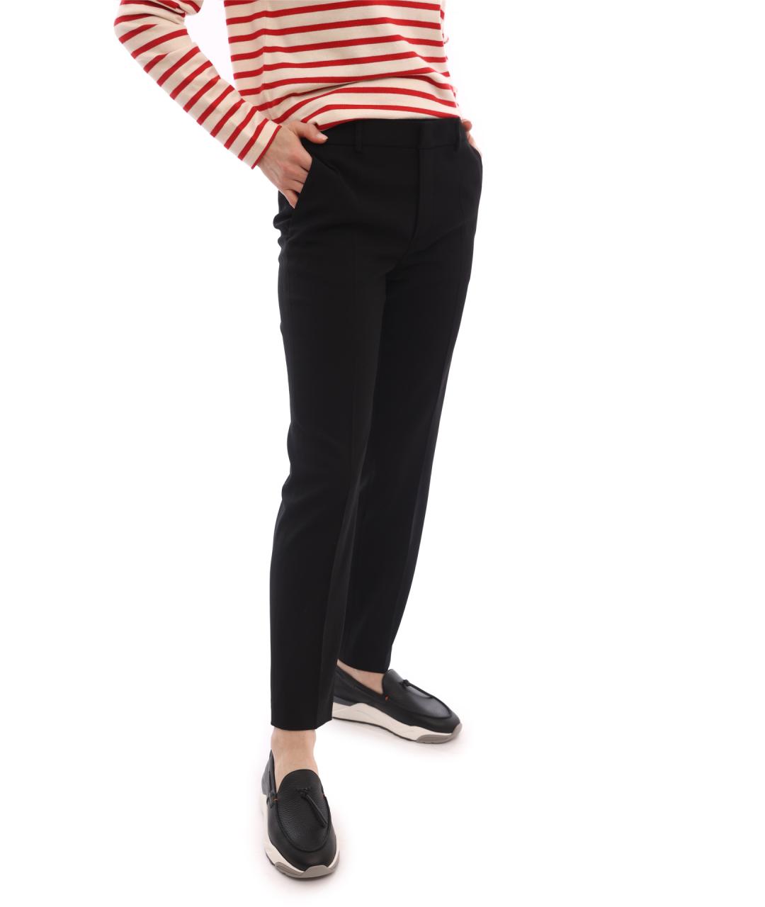 VALENTINO Черные прямые брюки, фото 2