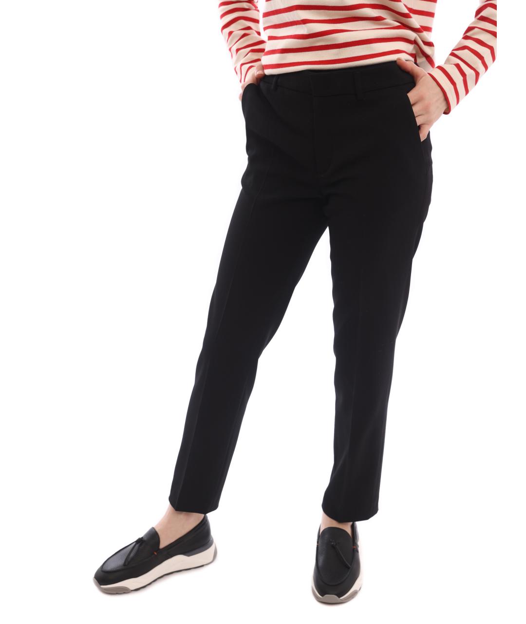 VALENTINO Черные прямые брюки, фото 1