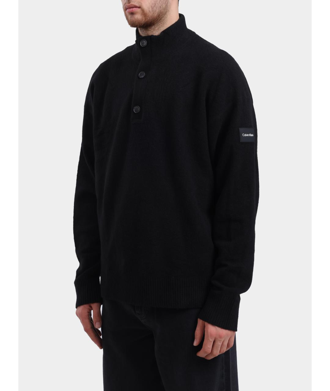 CALVIN KLEIN Черный джемпер / свитер, фото 3