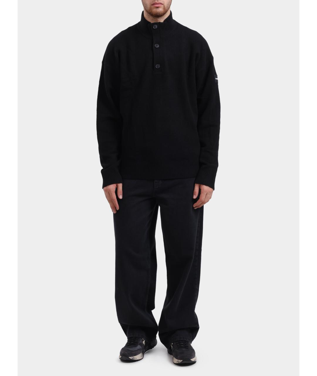 CALVIN KLEIN Черный джемпер / свитер, фото 2