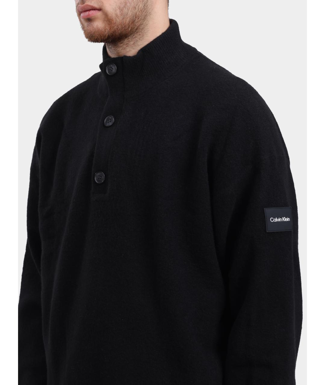 CALVIN KLEIN Черный джемпер / свитер, фото 4