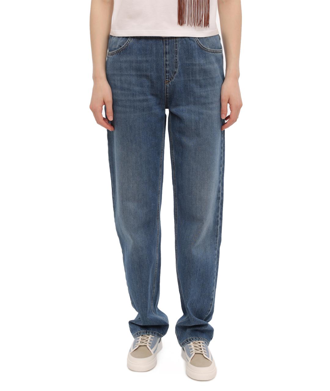 LIU JO Синие прямые джинсы, фото 1