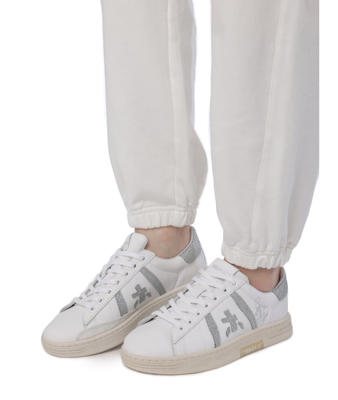 PREMIATA Белые кожаные кеды, фото 7