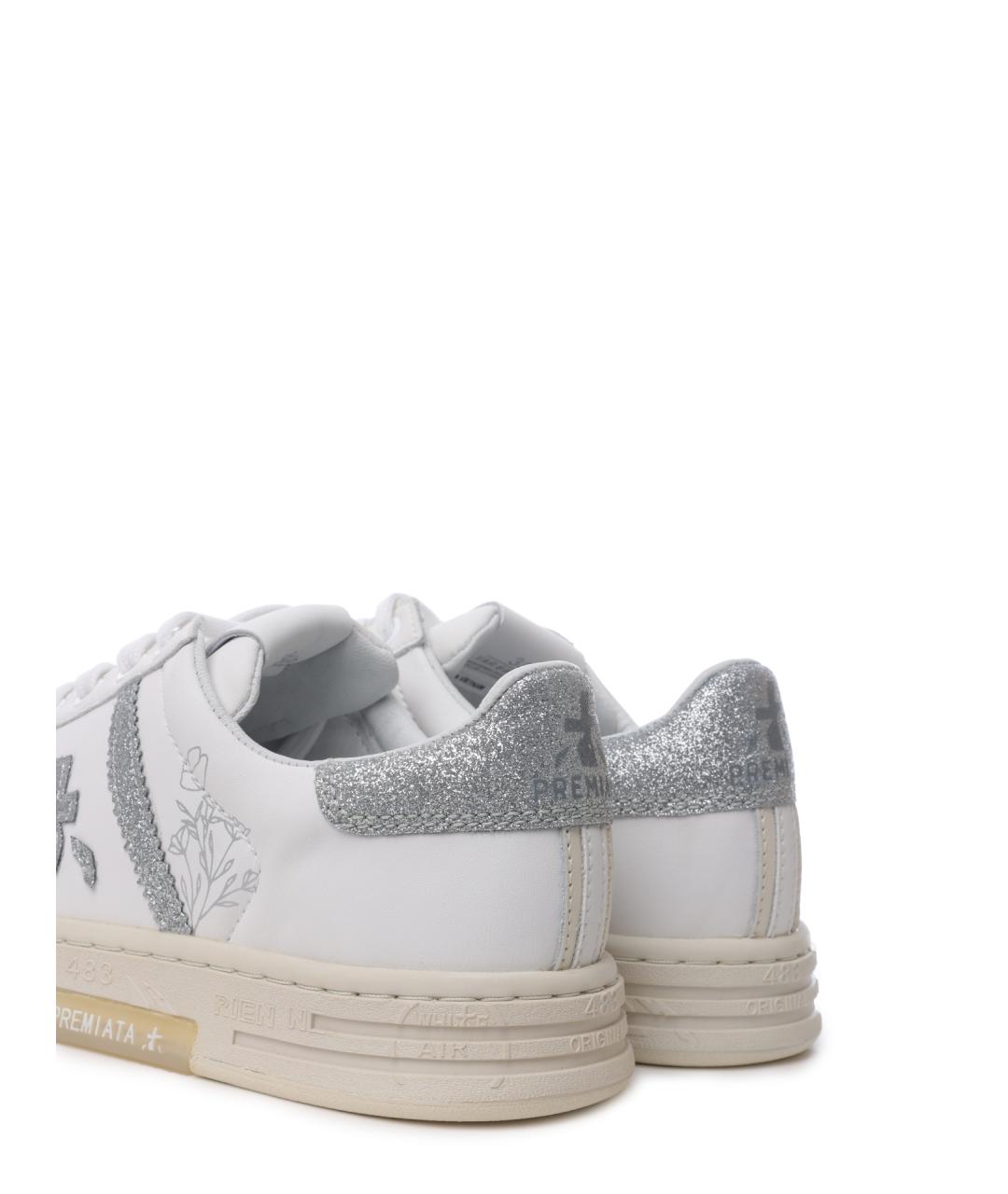 PREMIATA Белые кожаные кеды, фото 6