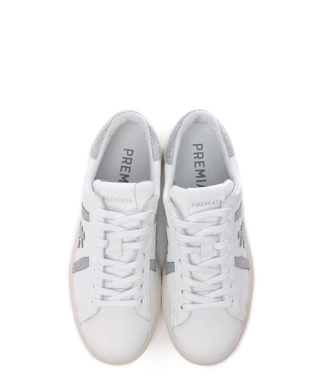 PREMIATA Белые кожаные кеды, фото 5