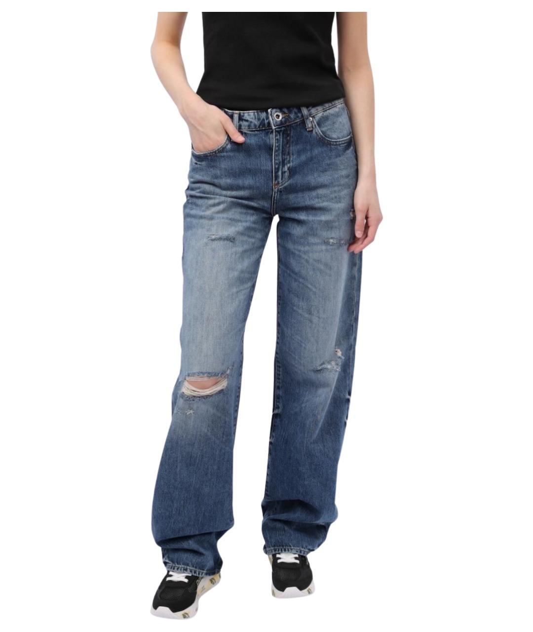 ARMANI EXCHANGE Синие прямые джинсы, фото 1