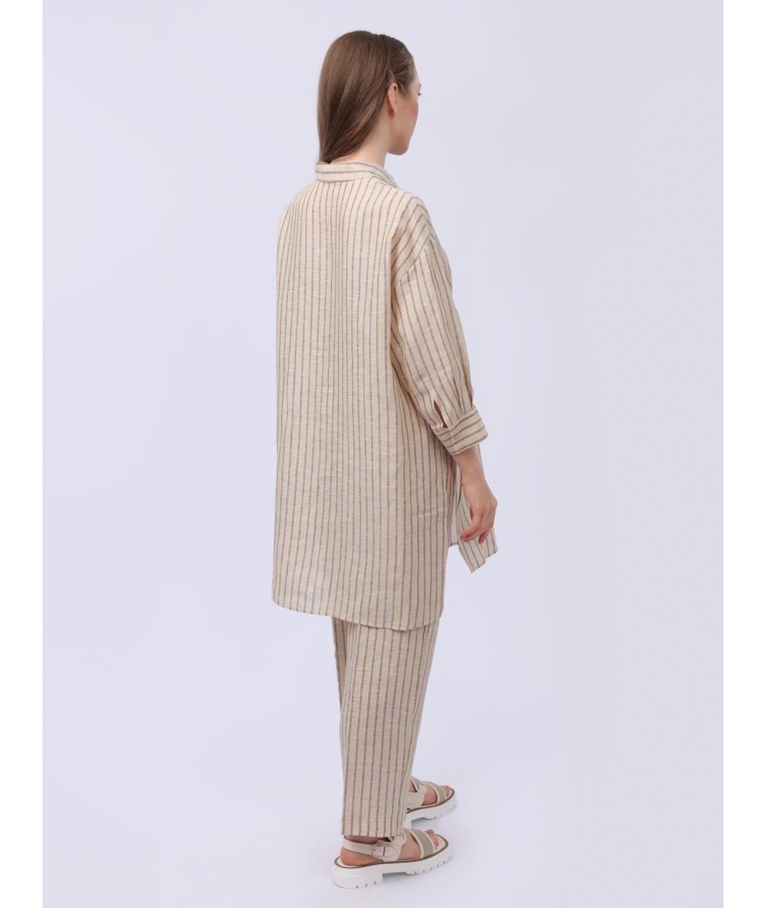 PESERICO Бежевая рубашка, фото 6