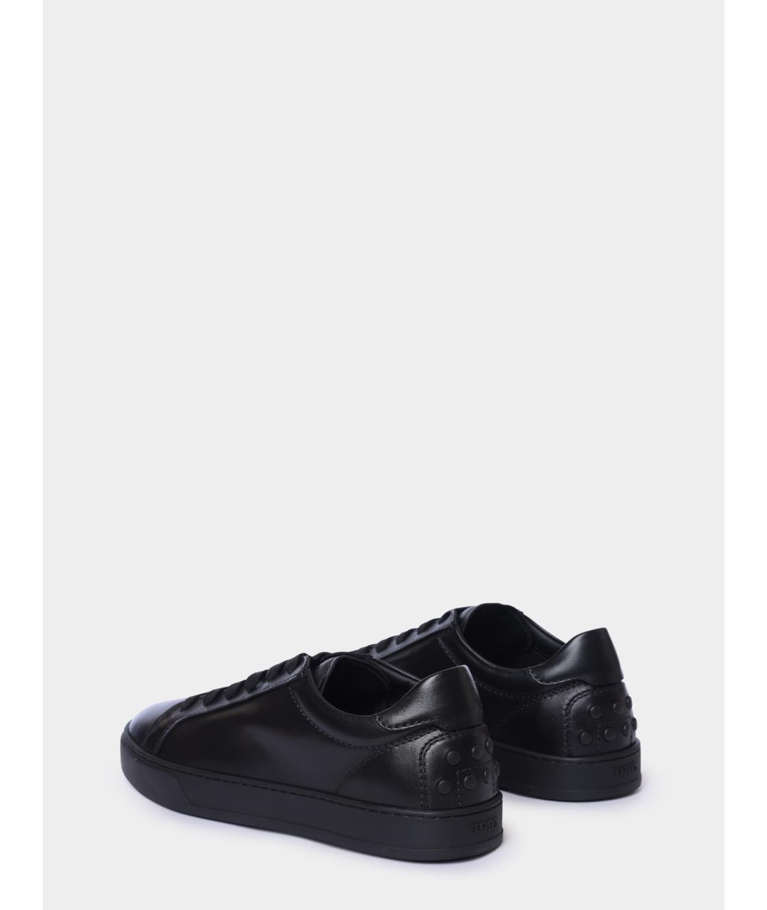 TOD'S Кожаные низкие кроссовки / кеды, фото 5
