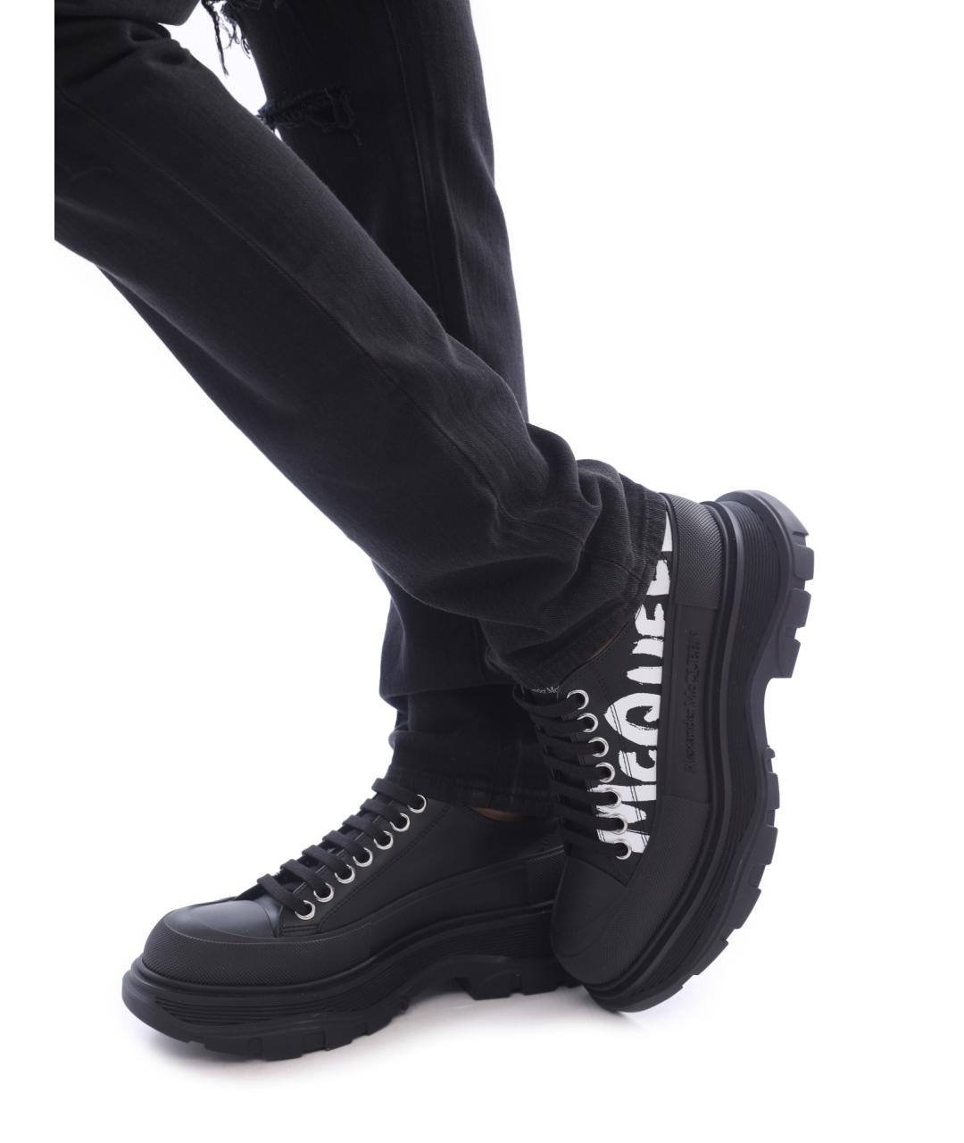 ALEXANDER MCQUEEN Черные кроссовки, фото 2