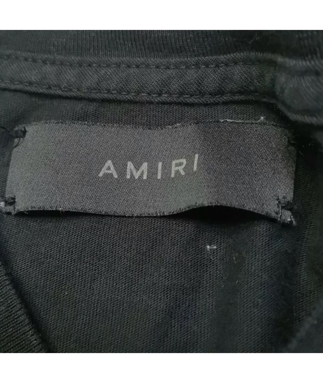 AMIRI Черная футболка, фото 4