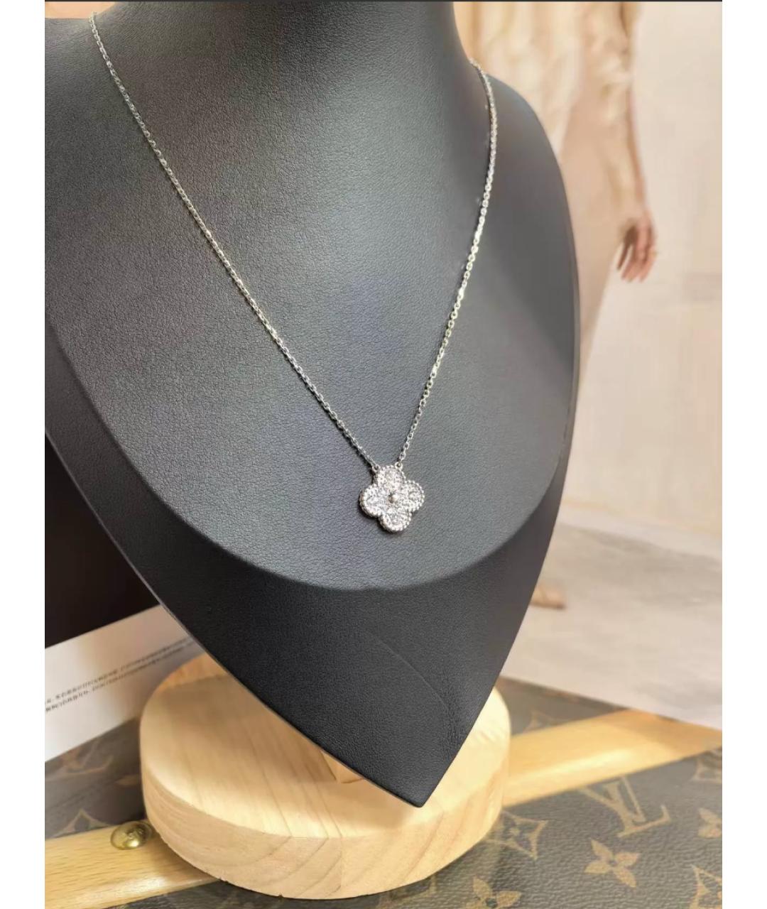 VAN CLEEF & ARPELS Серебряное колье из белого золота, фото 3