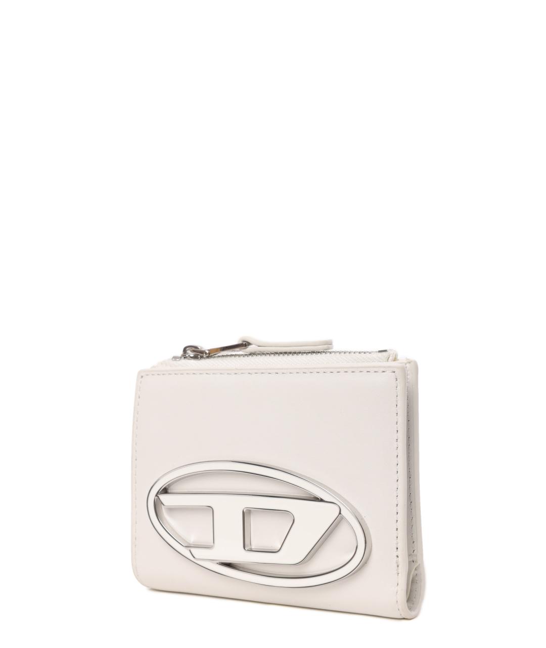 DIESEL Белый кожаный кошелек, фото 2