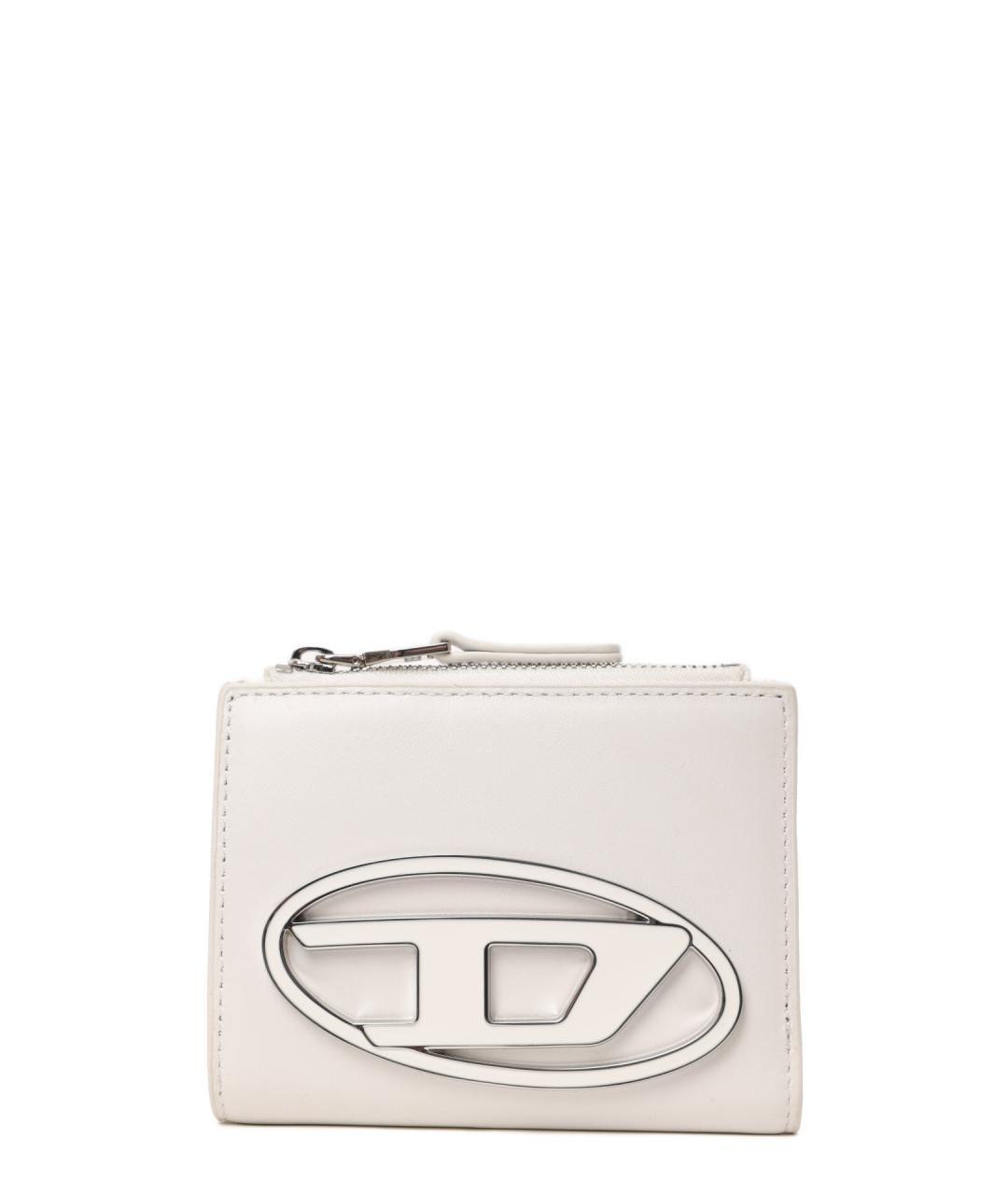DIESEL Белый кожаный кошелек, фото 1