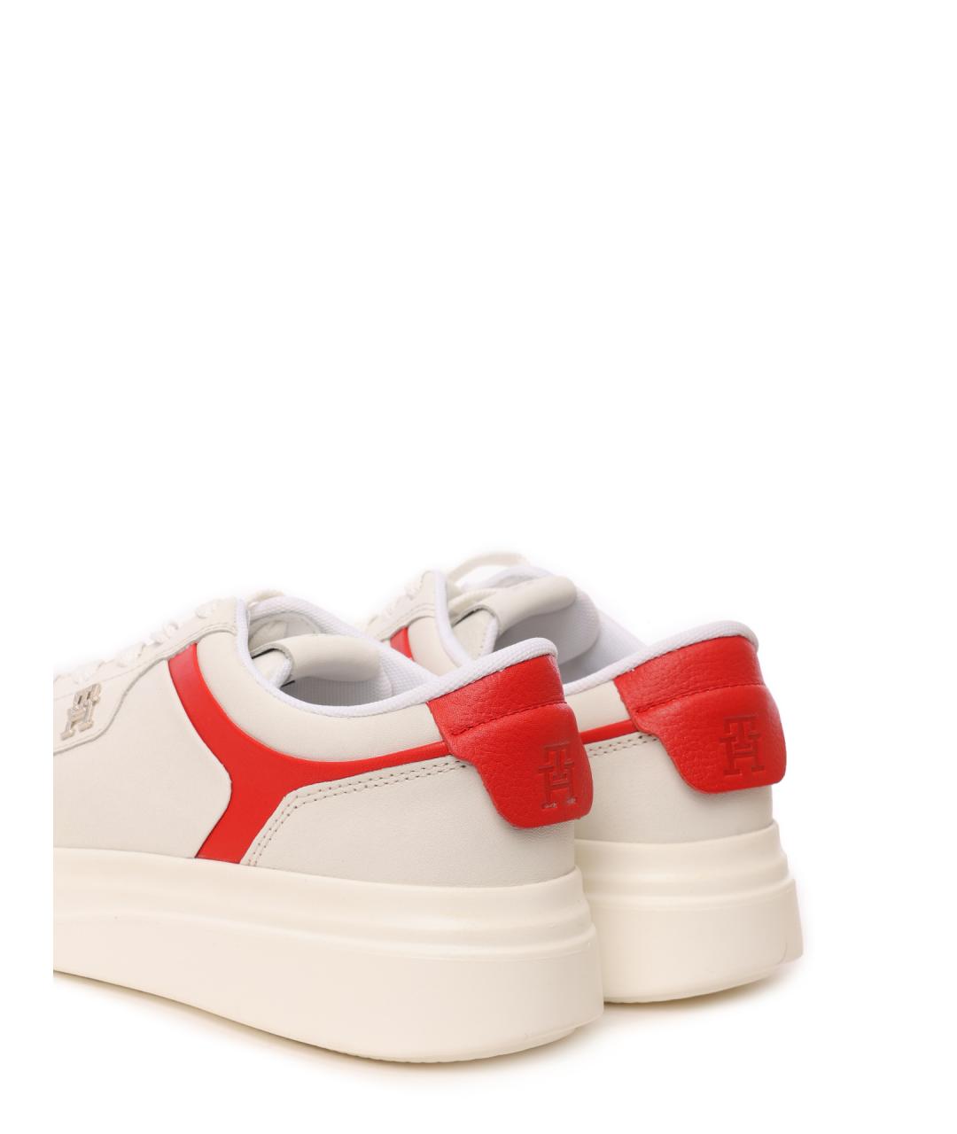TOMMY HILFIGER Белые кожаные кеды, фото 6
