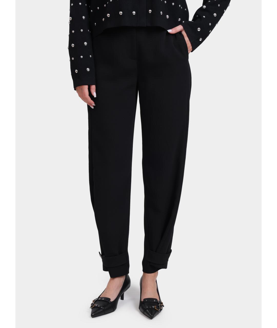 LIU JO Черные прямые брюки, фото 7