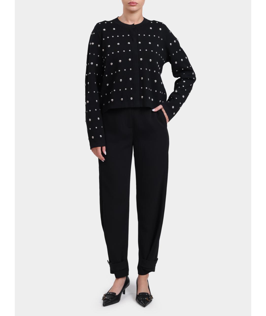 LIU JO Черные прямые брюки, фото 2