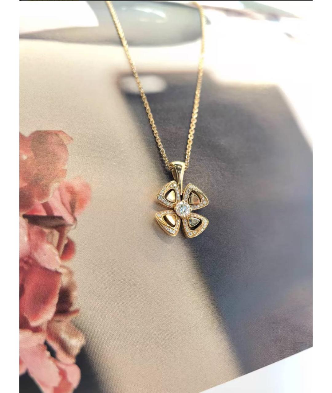 BVLGARI Золотое колье из желтого золота, фото 3