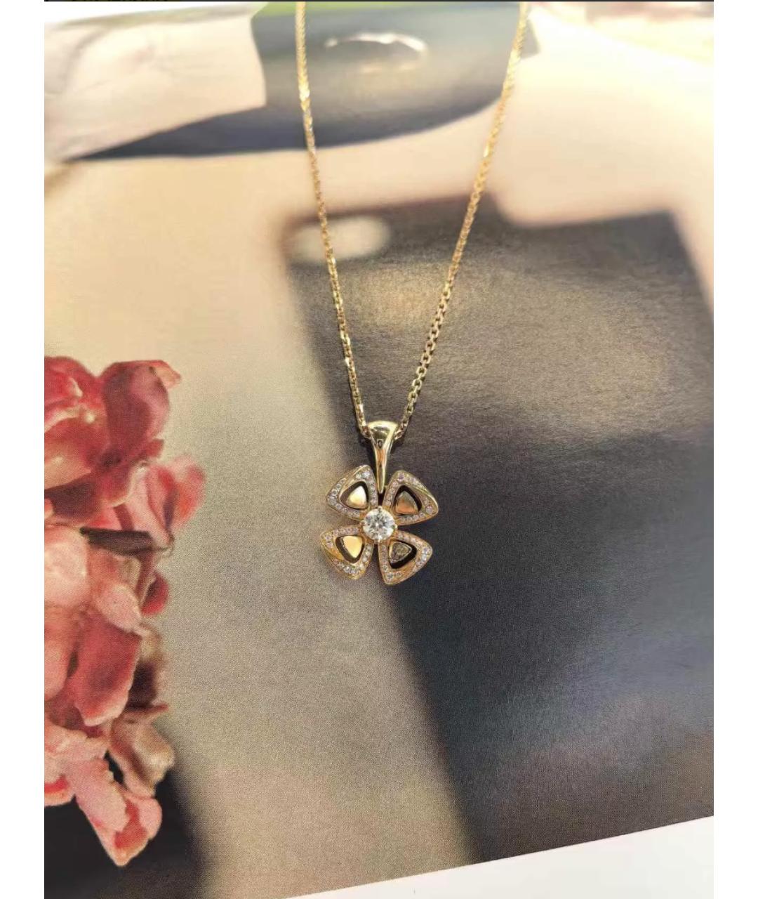 BVLGARI Золотое колье из желтого золота, фото 5