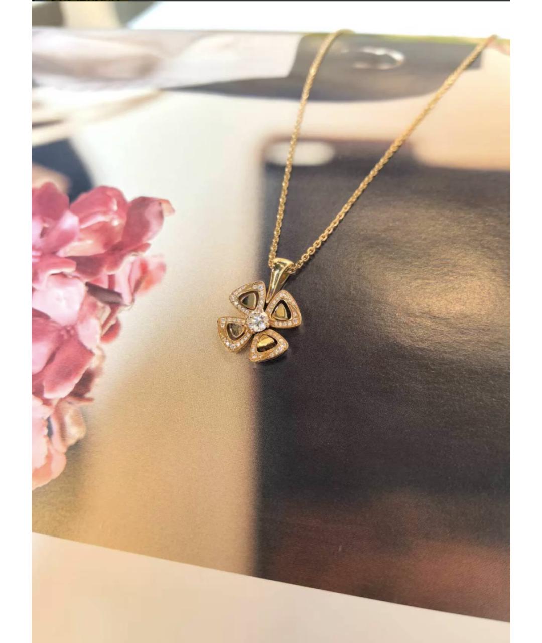 BVLGARI Золотое колье из желтого золота, фото 2