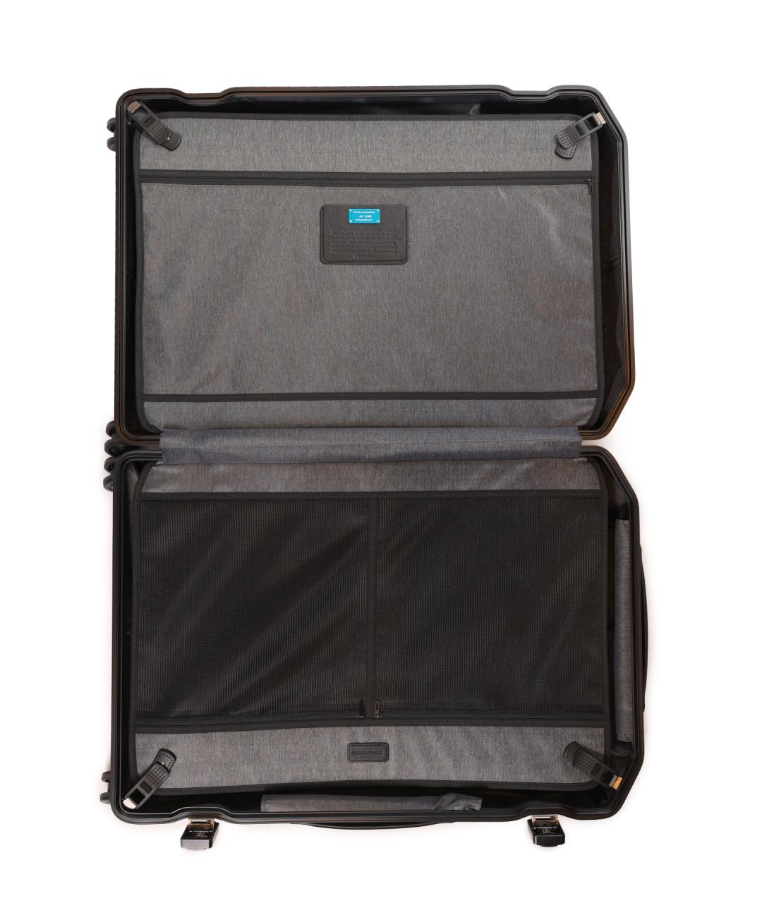 PIQUADRO Черный чемодан, фото 4