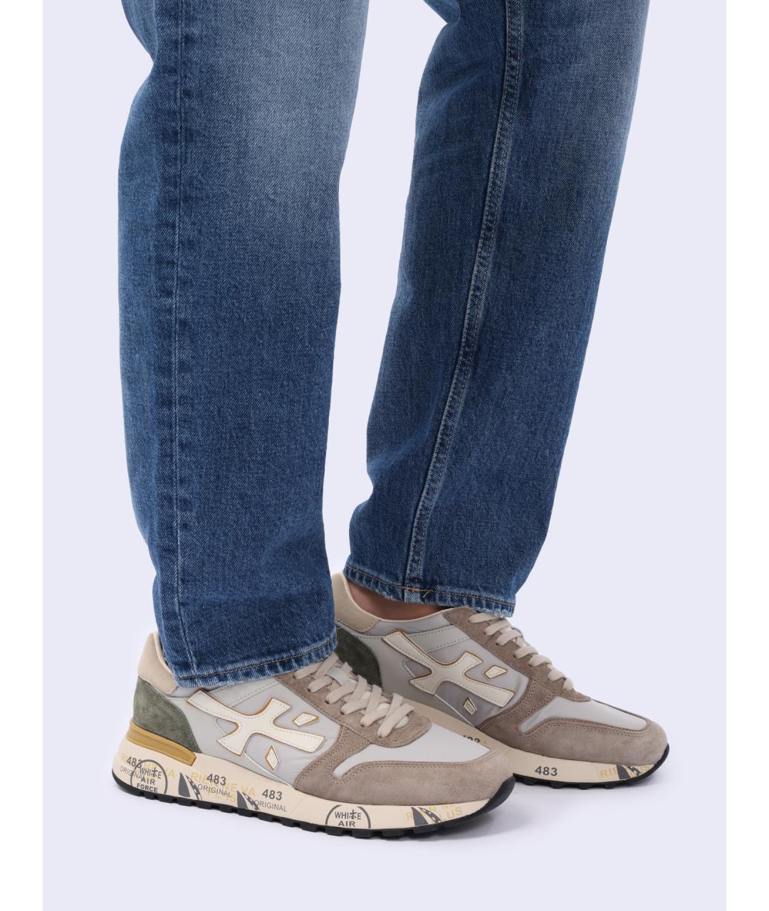 PREMIATA Белые низкие кроссовки / кеды, фото 7