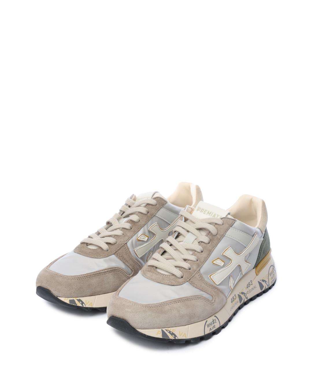 PREMIATA Белые низкие кроссовки / кеды, фото 2