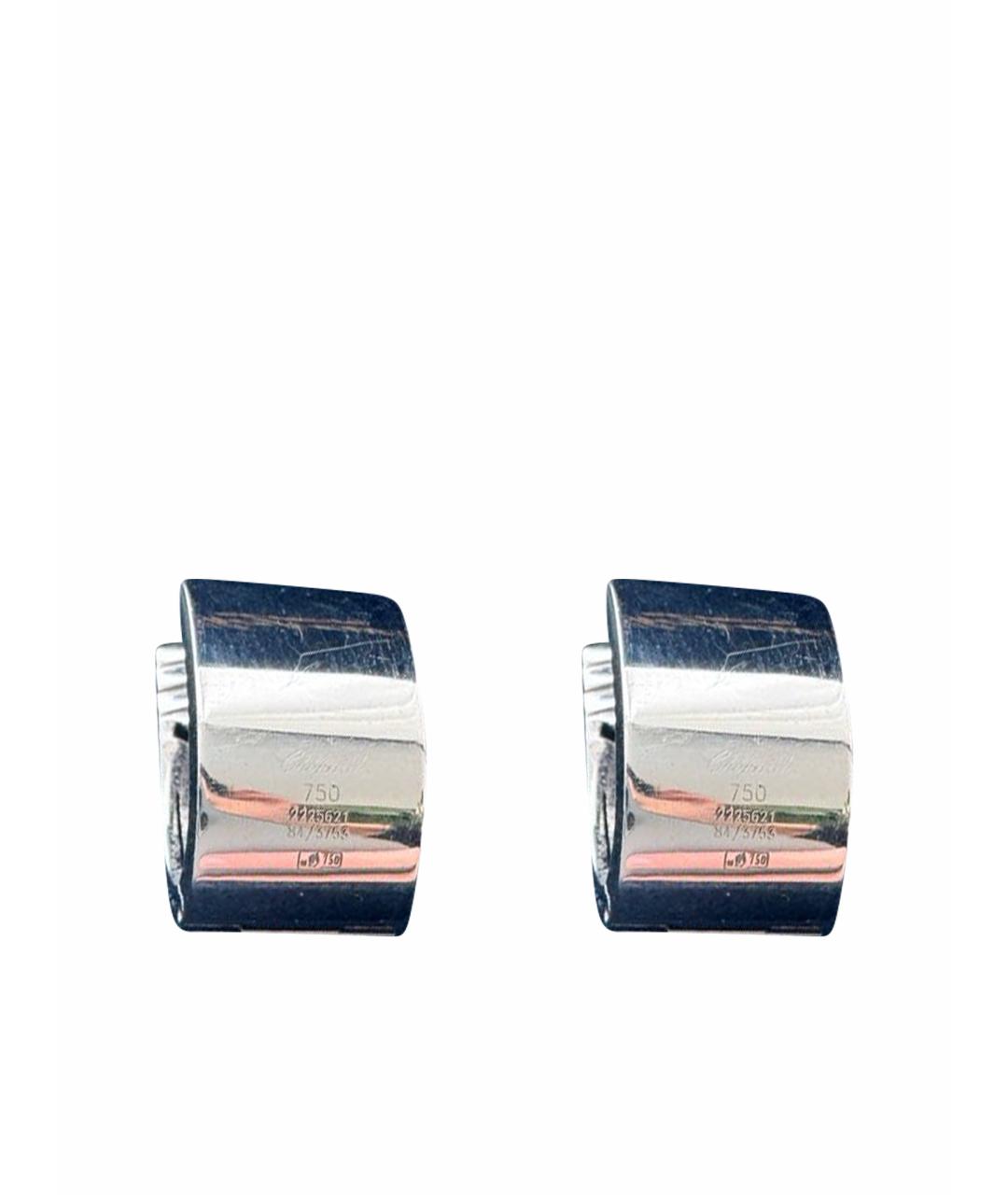 CHOPARD Серебряные серьги из белого золота, фото 1