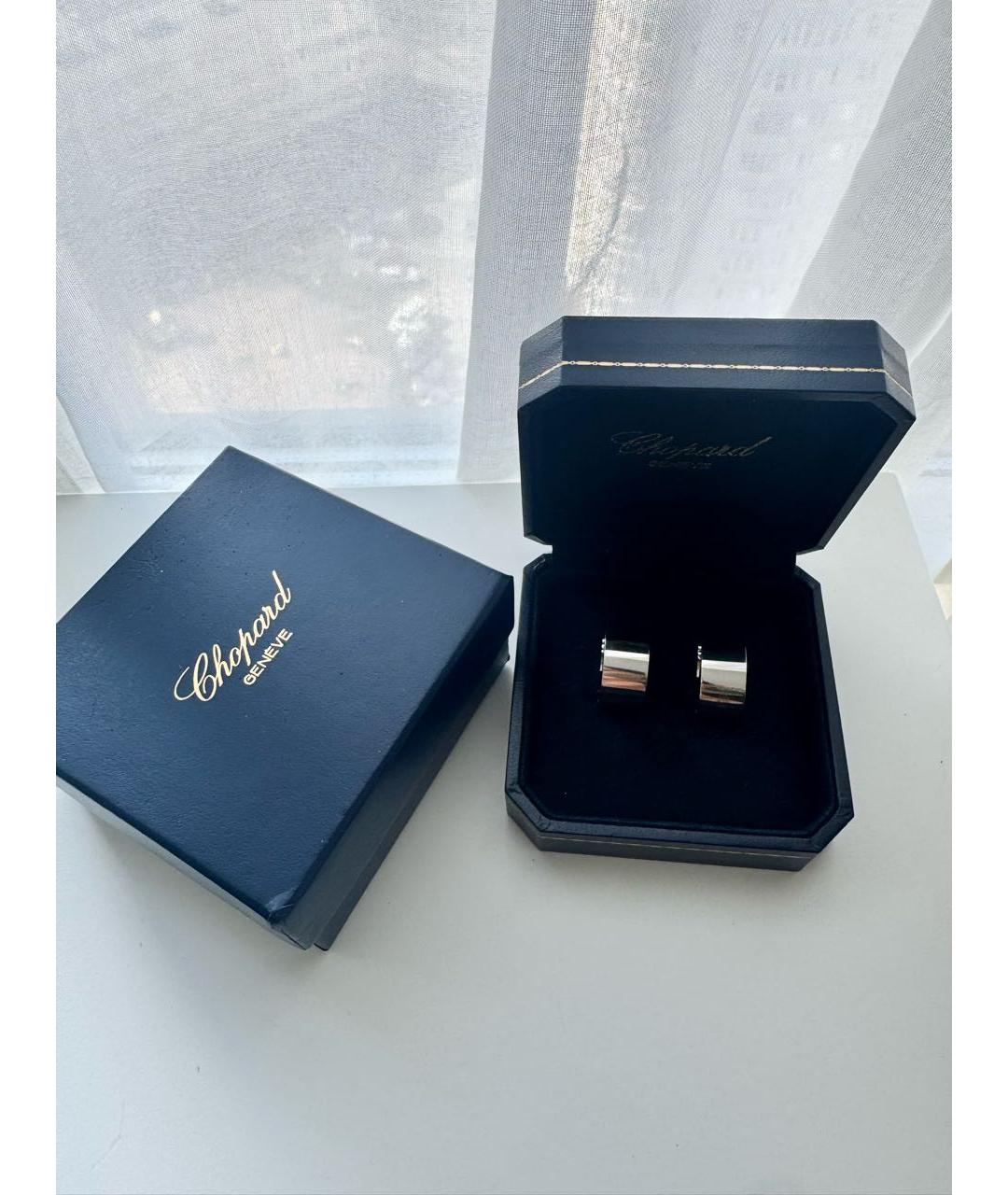 CHOPARD Серебряные серьги из белого золота, фото 2