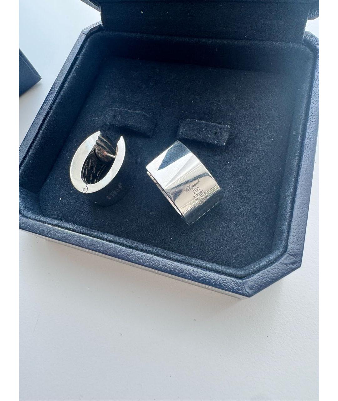 CHOPARD Серебряные серьги из белого золота, фото 6