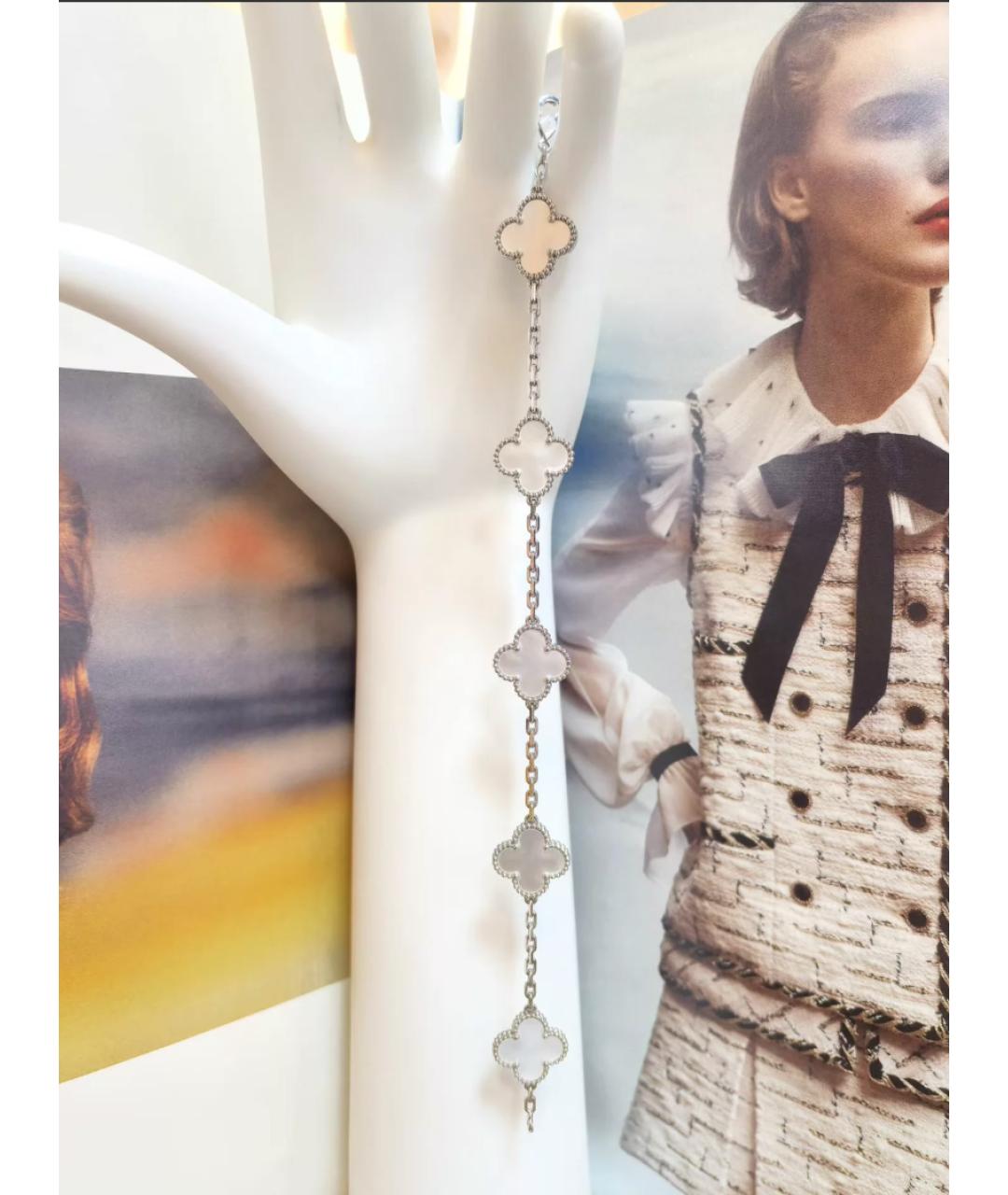 VAN CLEEF & ARPELS Серебрянный браслет из белого золота, фото 7