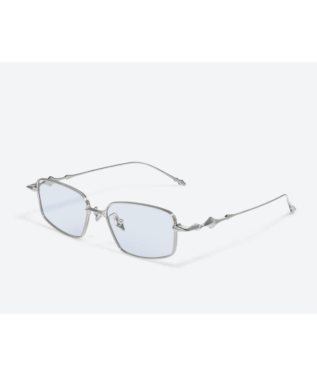 GENTLE MONSTER Серебряные металлические солнцезащитные очки, фото 5
