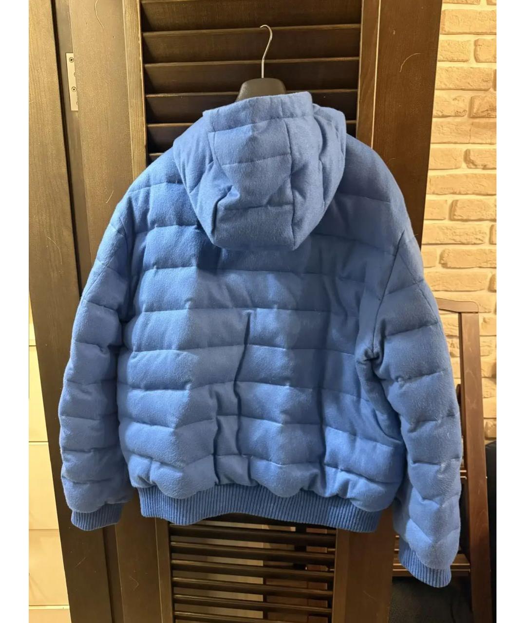 KITON Синяя кашемировая куртка, фото 2