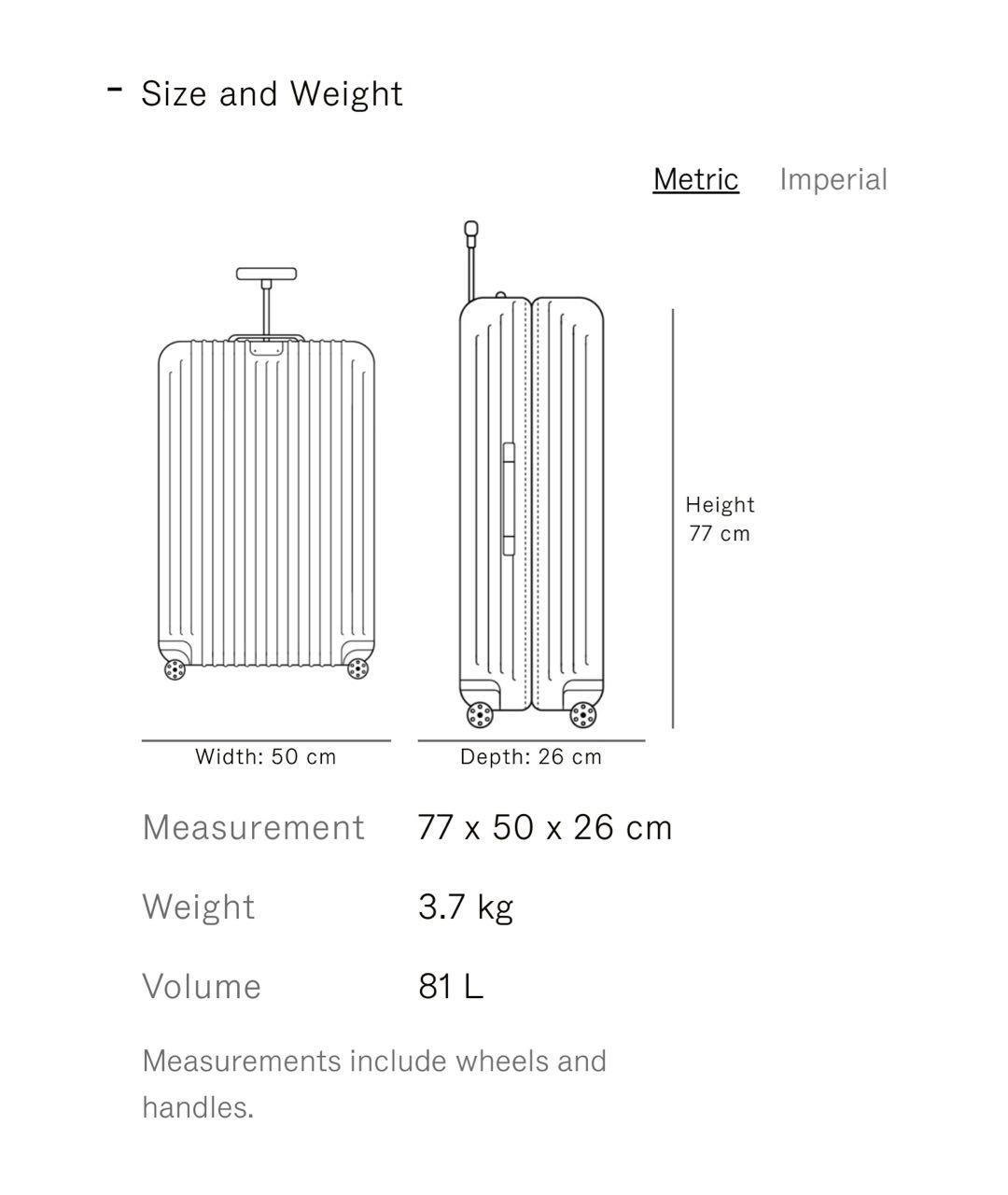 Rimowa Серый чемодан, фото 5