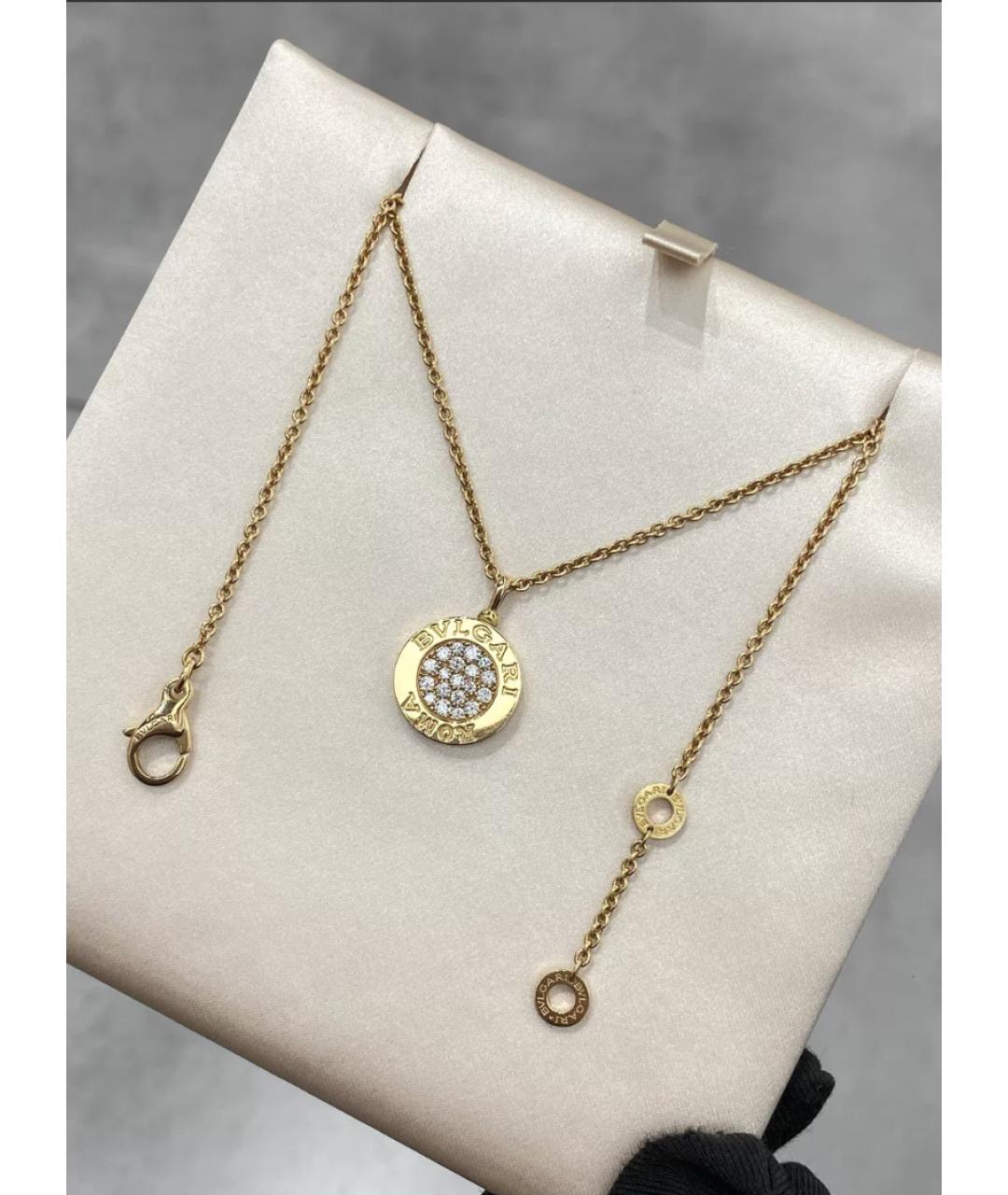 BVLGARI Золотое колье из желтого золота, фото 2