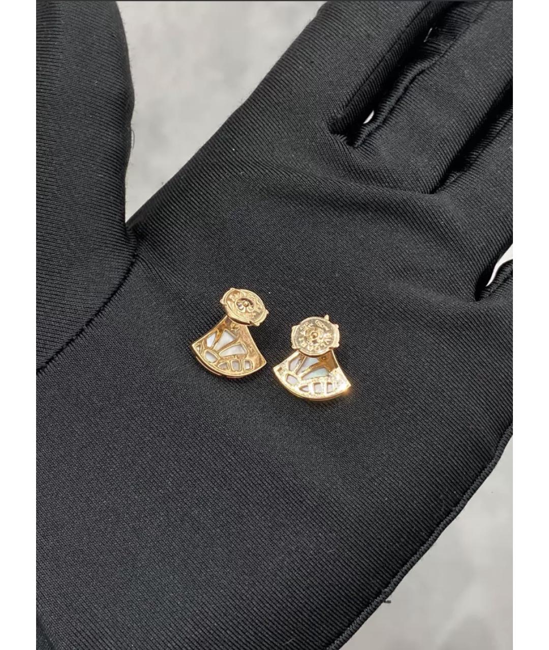 BVLGARI Золотые серьги из желтого золота, фото 2