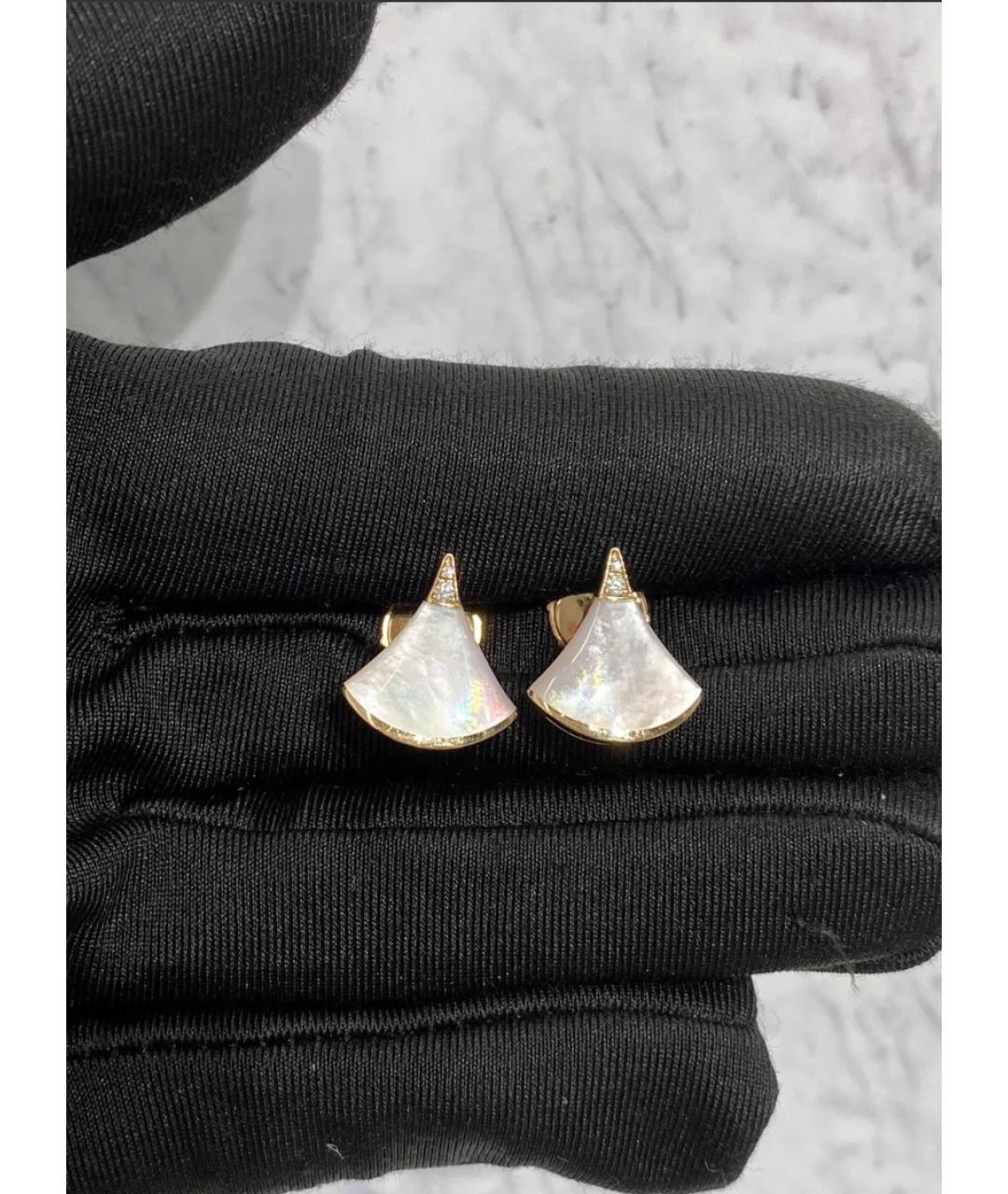 BVLGARI Золотые серьги из желтого золота, фото 7