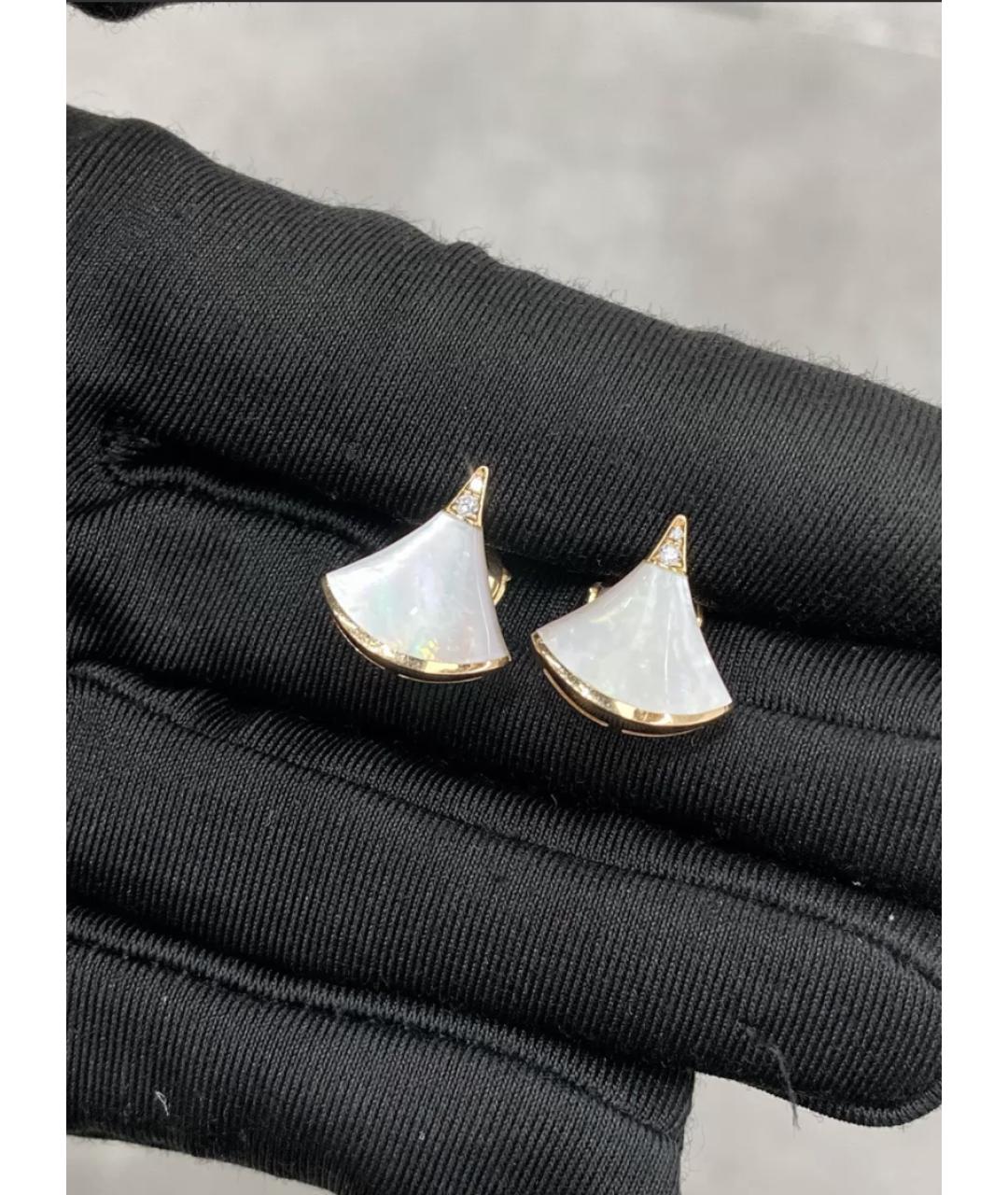 BVLGARI Золотые серьги из желтого золота, фото 3