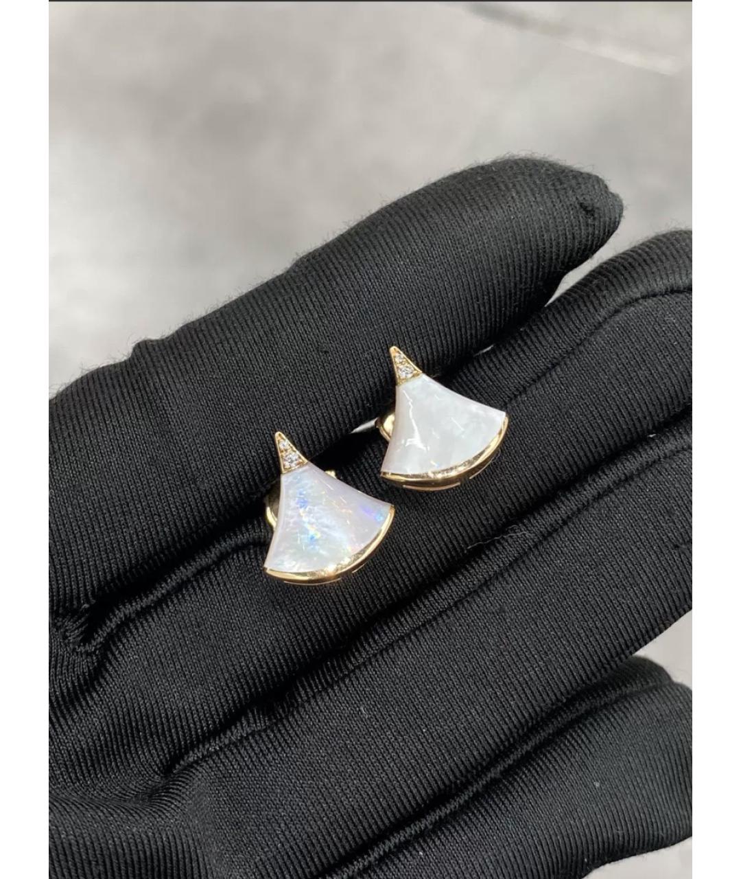 BVLGARI Золотые серьги из желтого золота, фото 4