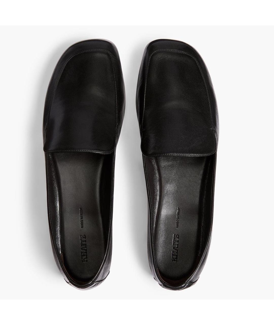 KHAITE Черные кожаные лоферы, фото 3