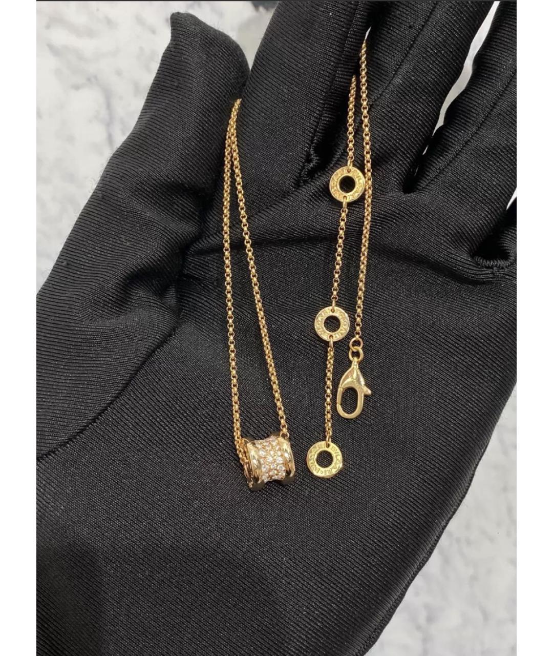 BVLGARI Золотое колье из желтого золота, фото 2