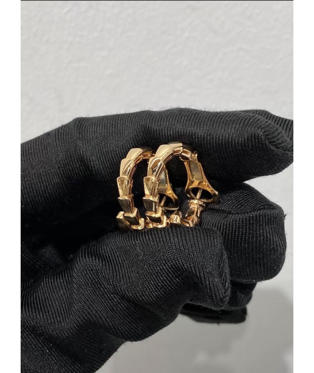 BVLGARI Золотые серьги из желтого золота, фото 2