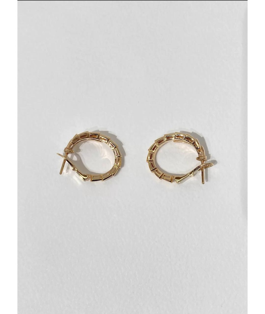 BVLGARI Золотые серьги из желтого золота, фото 5