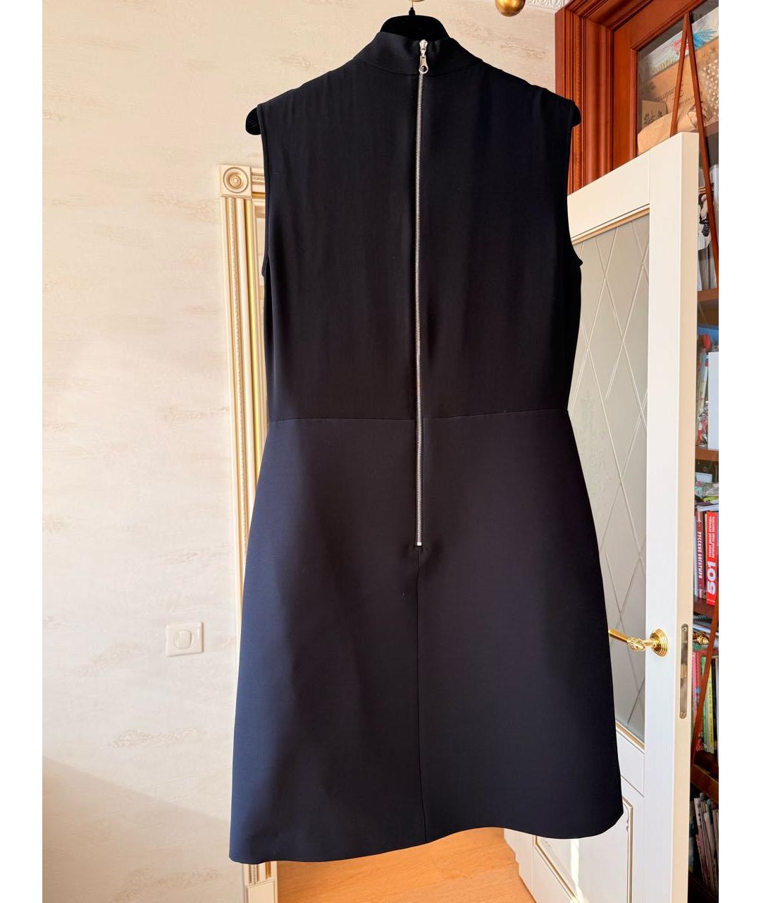 LOUIS VUITTON Черное шелковое повседневное платье, фото 2